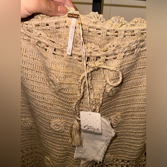 Free People Cactus Flower Pants in Natural Combo NEW - Picture 8 of 10